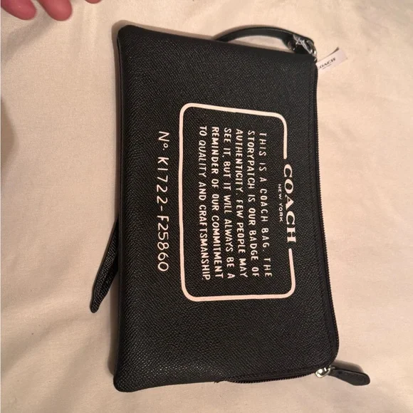 NWT Coach Black Toiletry Bag - Picture 3 of 10
